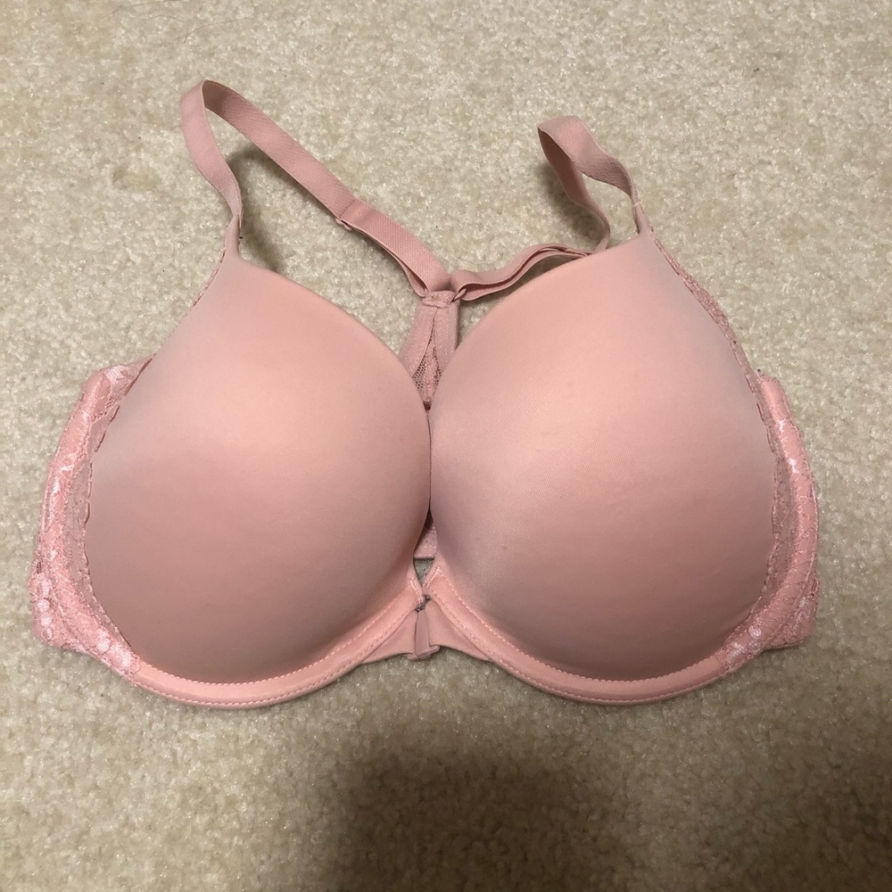 Pink La SENZA Front Clip Racerback Bra